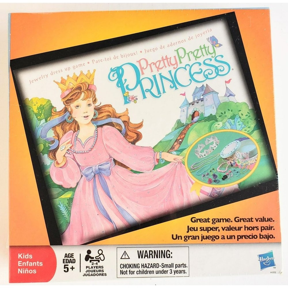Hasbro 2009 Pretty Pretty Princess Jewelry Dress Up Game Girls Play Holiday Gift